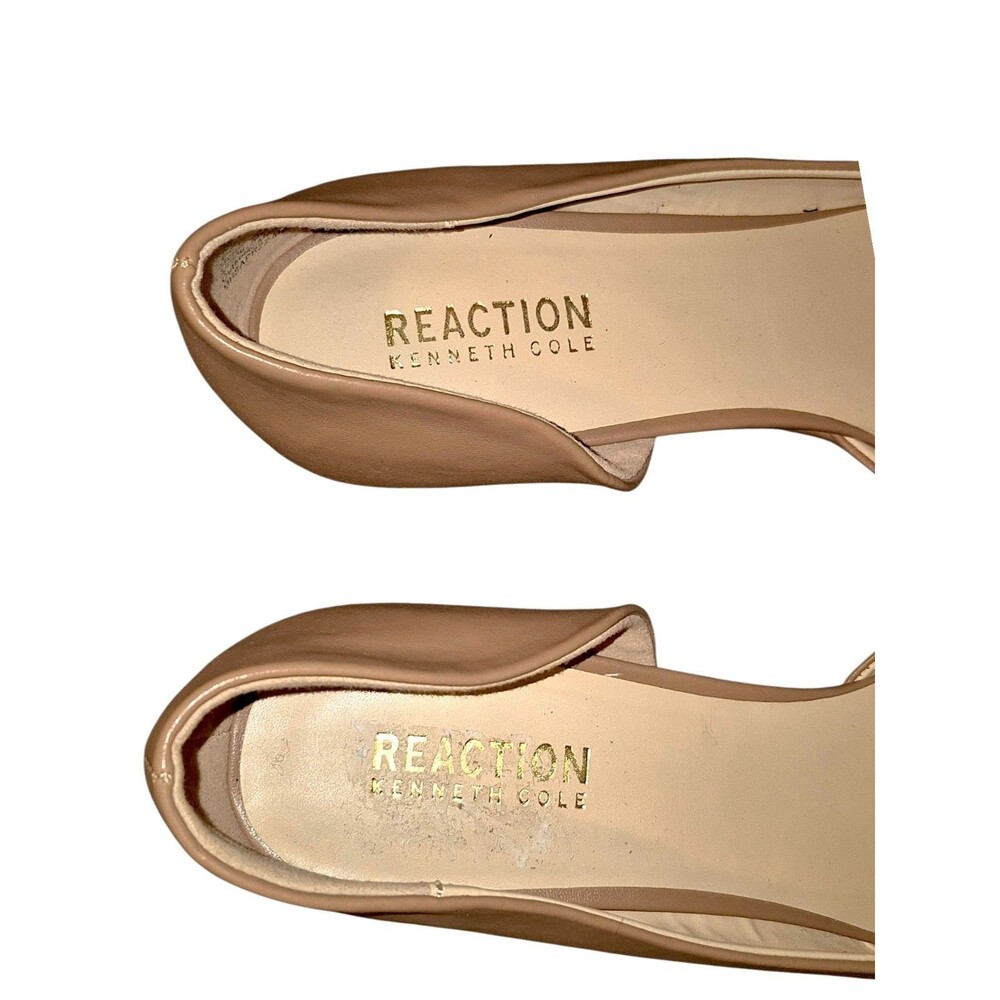 Kenneth Cole Tan Eltinn Wedges Women's Size 8.5M Norm Core Minimalist - Picture 3 of 6